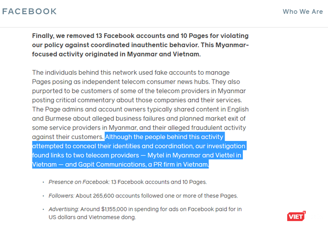 Chân dung Gapit Communications - công ty truyền thông bị Facebook chỉ đích danh trong cáo buộc Viettel - ảnh 2