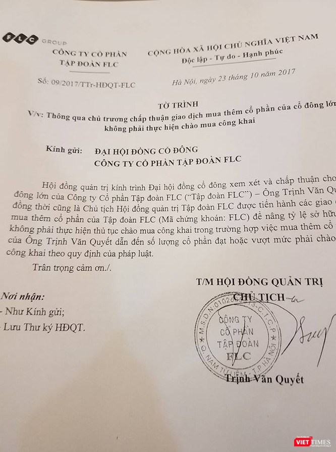 Tờ trình
