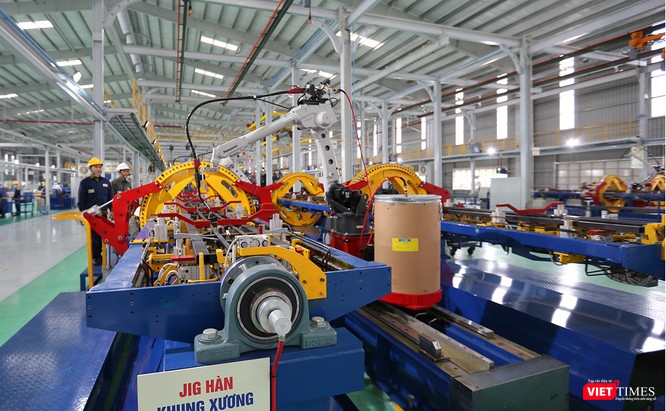 Nhà máy sử dụng dây chuyền lắp ráp và sản xuất hiện đại nhất hiện tại