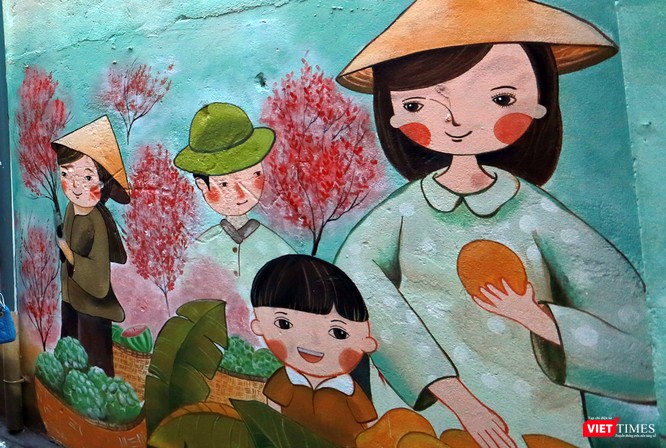 “Làng bích họa” gồm 15.000 bức vẽ, dài hơn 1km tại Đà Nẵng ảnh 3