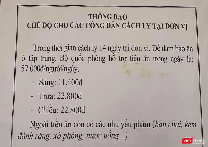 Ảnh: Cận cảnh nơi ăn ở của công dân Việt cách ly dịch COVID-19 tại Đà Nẵng ảnh 5