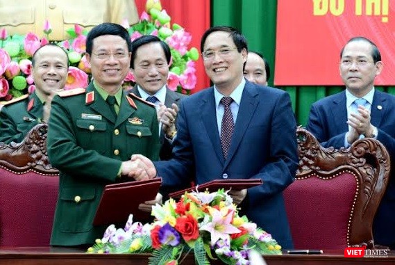 Buổi lễ ký kết diễn ra hôm qua (2/2).