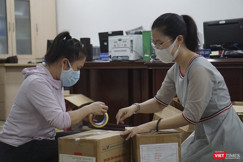 Đà Nẵng bắt đầu xây dựng bệnh viện dã chiến tại cung thể thao Tiên Sơn - ảnh 9