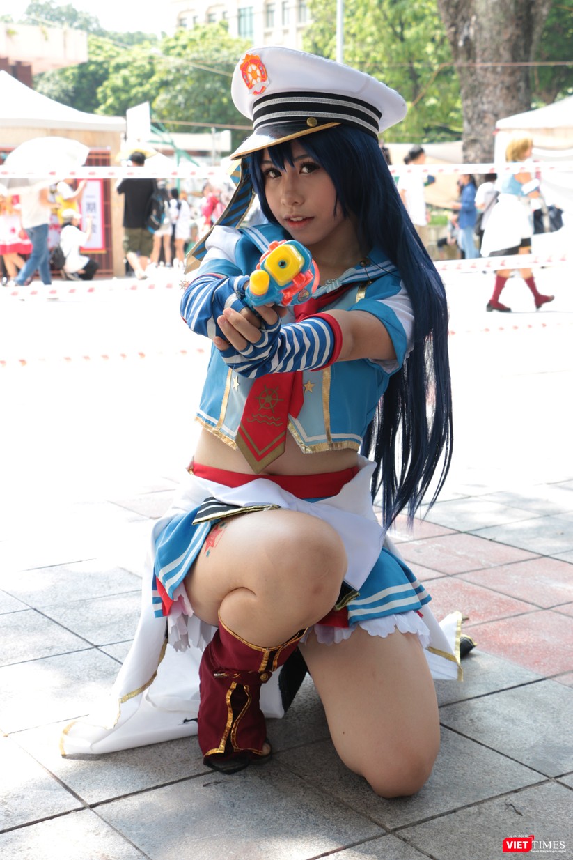 Rực rỡ sắc màu các bộ trang phục Cosplay trong lễ hội văn hóa Nhật Bản “Ichigo Ichie 2018” tại Hà Nội - ảnh 20