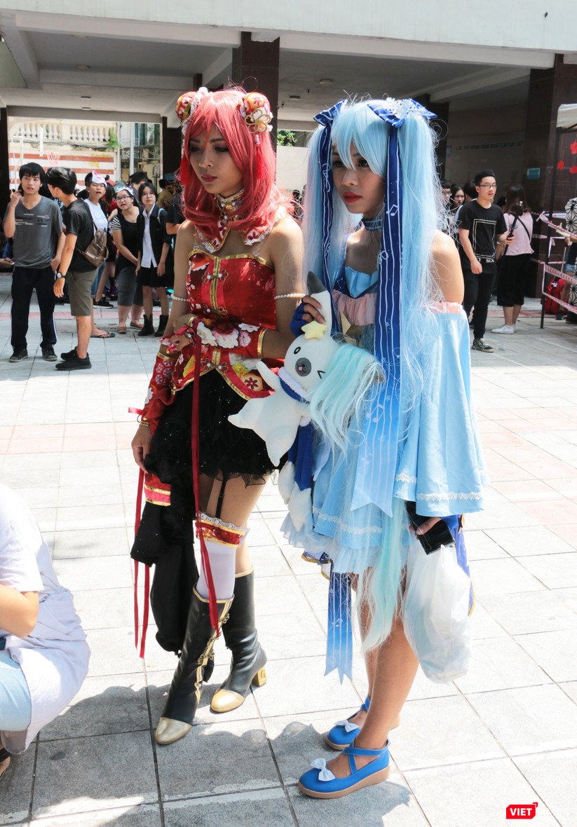 Rực rỡ sắc màu các bộ trang phục Cosplay trong lễ hội văn hóa Nhật Bản “Ichigo Ichie 2018” tại Hà Nội - ảnh 21