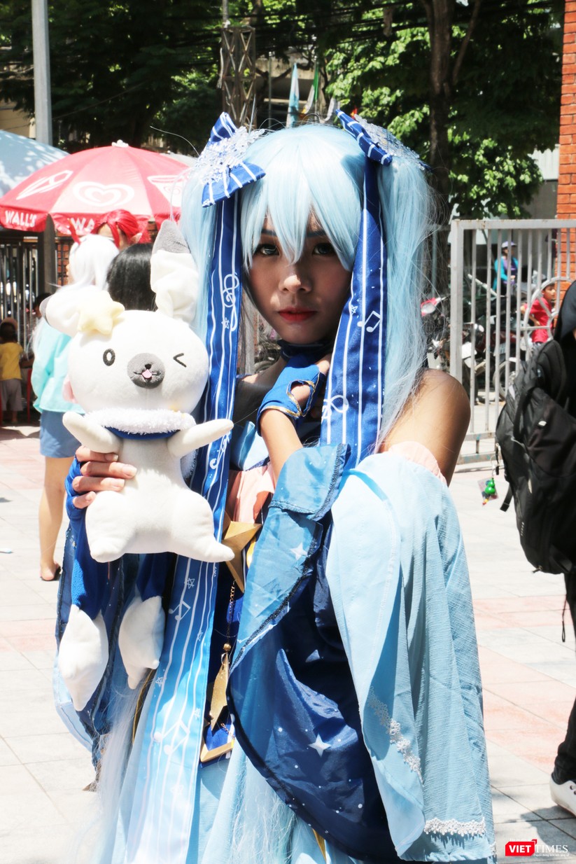 Rực rỡ sắc màu các bộ trang phục Cosplay trong lễ hội văn hóa Nhật Bản “Ichigo Ichie 2018” tại Hà Nội - ảnh 28