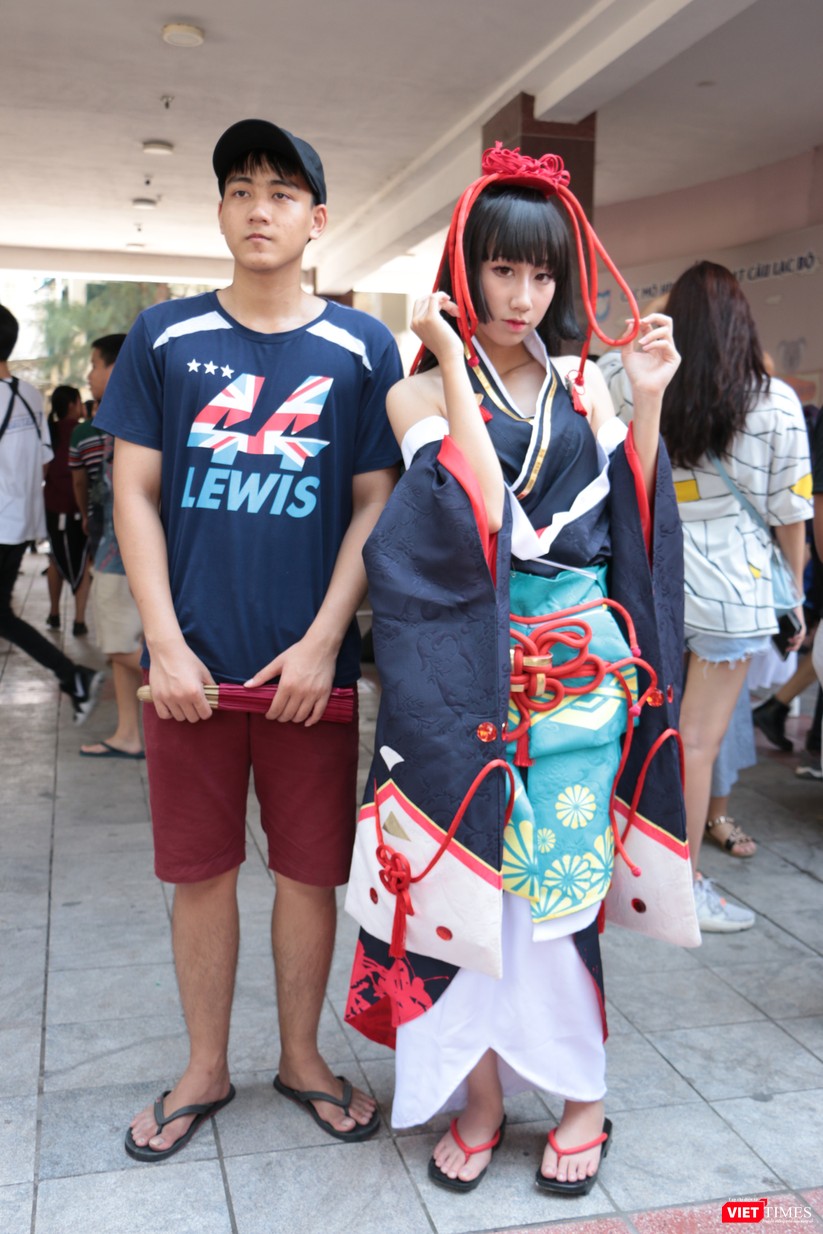 Rực rỡ sắc màu các bộ trang phục Cosplay trong lễ hội văn hóa Nhật Bản “Ichigo Ichie 2018” tại Hà Nội - ảnh 31