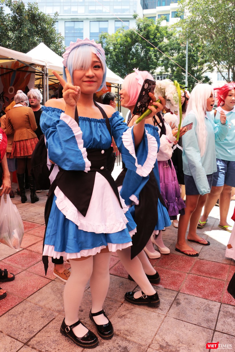 Rực rỡ sắc màu các bộ trang phục Cosplay trong lễ hội văn hóa Nhật Bản “Ichigo Ichie 2018” tại Hà Nội - ảnh 47