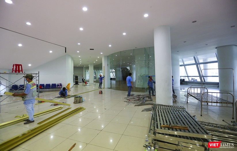 Những hình ảnh mới nhất từ bệnh viện dã chiến 1.000 giường bệnh ở Đà Nẵng - ảnh 33