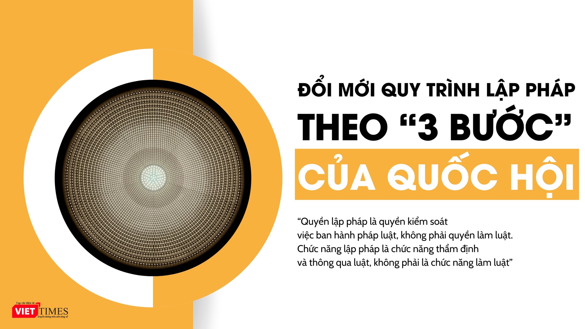 Đổi mới quy trình lập pháp theo “3 bước” của Quốc hội