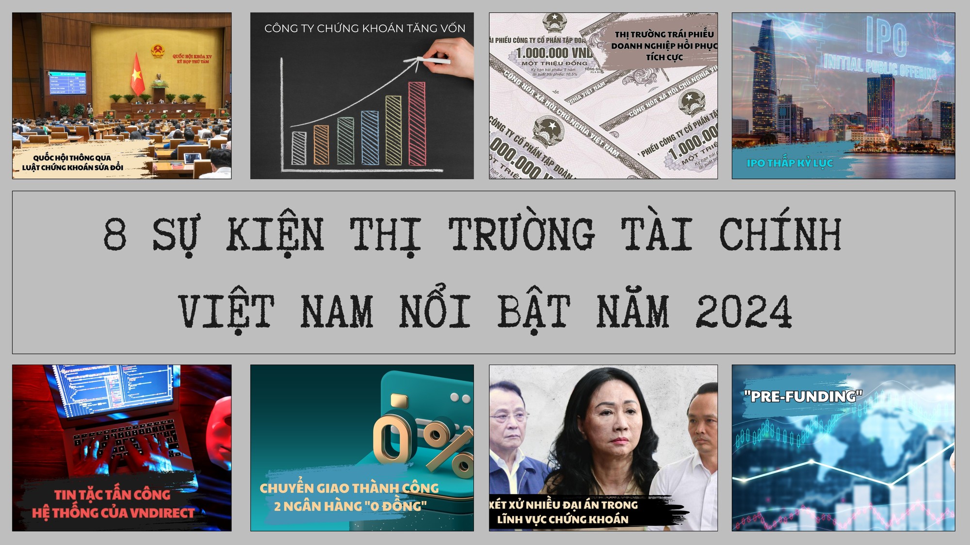 8 sự kiện thị trường tài chính Việt Nam nổi bật năm 2024