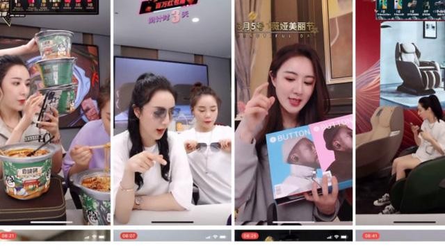 Tại Trung Quốc, livestream bán hàng đã trở thành một phần thiết yếu của thương mại điện tử. Ảnh: KT Tại Trung Quốc, livestream bán hàng đã trở thành một phần thiết yếu của thương mại điện tử. Ảnh: KT