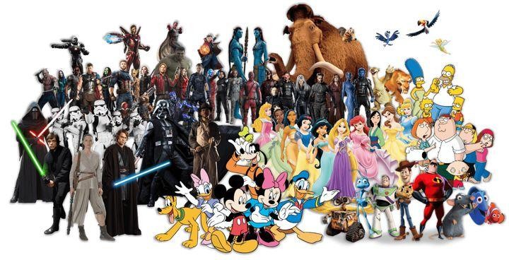 Chân dung gia đình của các nhân vật IP của Disney. Nguồn ảnh: psu.edu Chân dung gia đình của các nhân vật IP của Disney. Nguồn ảnh: psu.edu