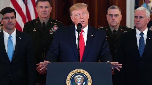 ông Trump ủng hộ hành động quân sự chống lại Iran