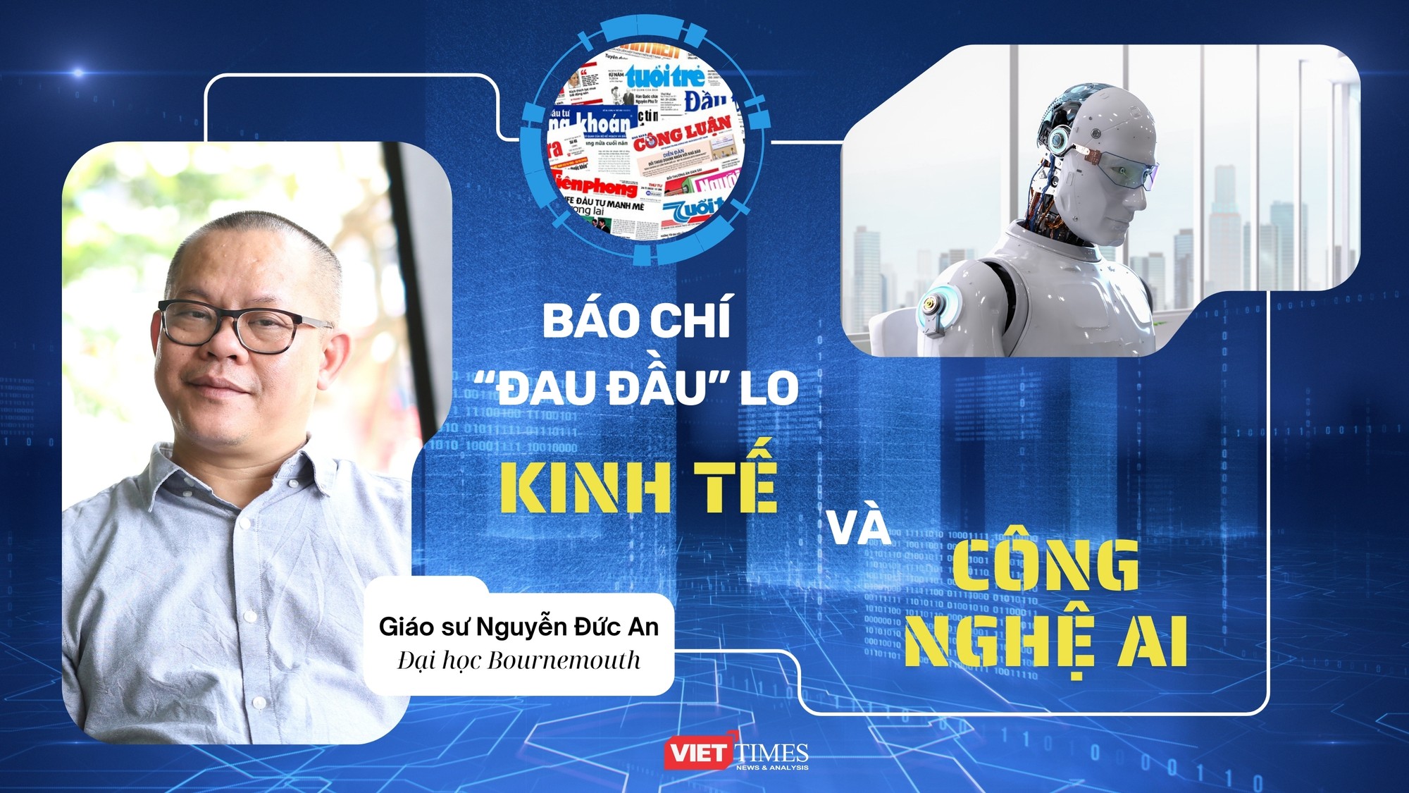 Báo chí “đau đầu” lo kinh tế và công nghệ AI