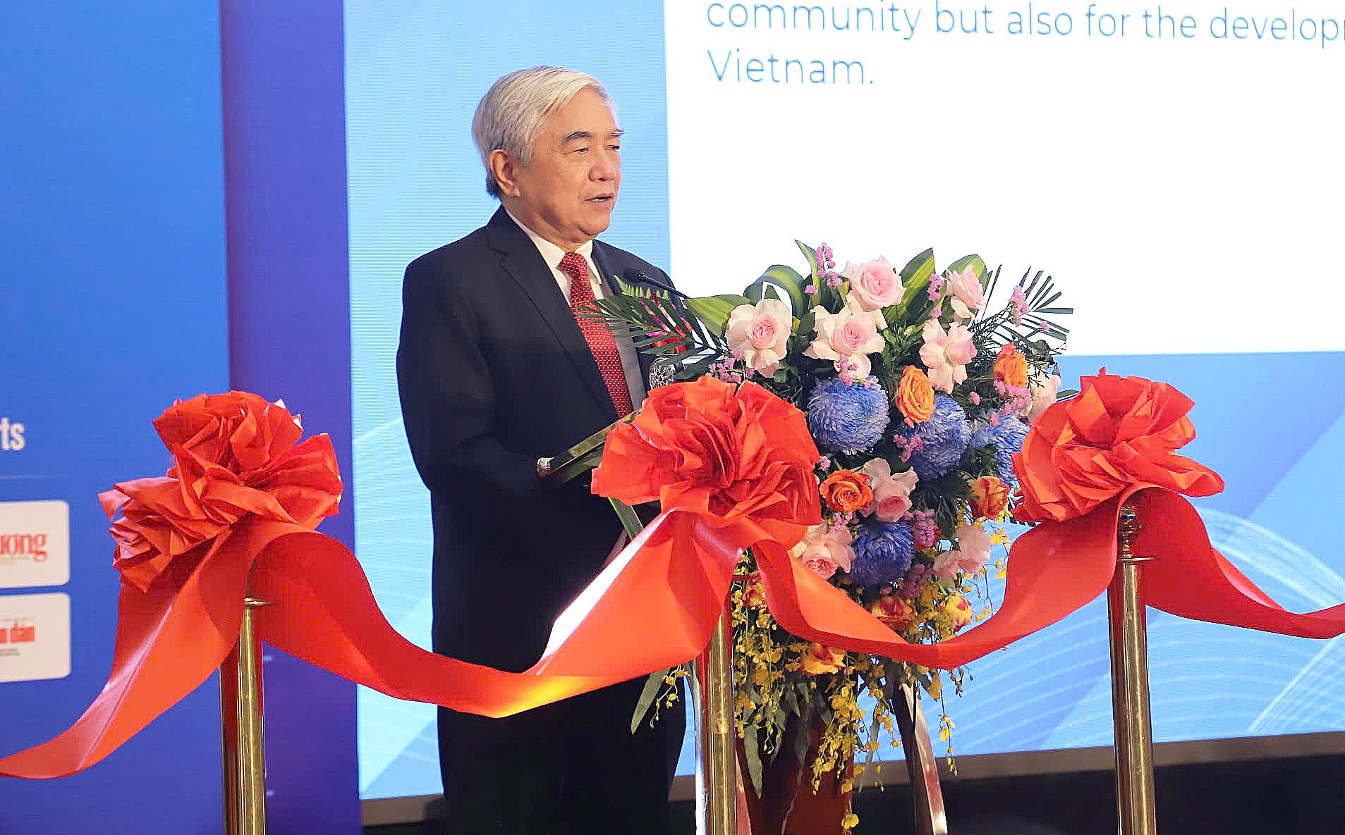 TS Nguyễn Quân phát biểu tại khai mạc triển lãm. Ts Nguyen Quan - AT Expo 2025.jpg