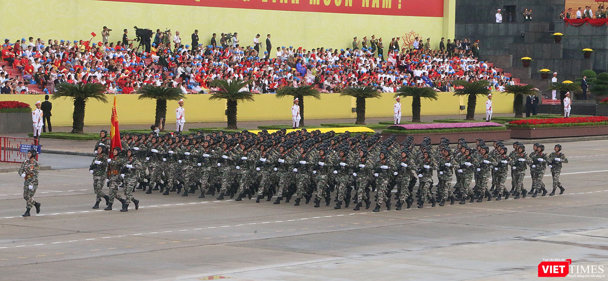 Khối chiến sỹ tăng thiết giáp. Đây là lực lượng chủ lực đột kích quan trọng của Quân đội nhân dân Việt Nam. Ảnh: Đăng Khoa vt_tong duyet 21.jpg