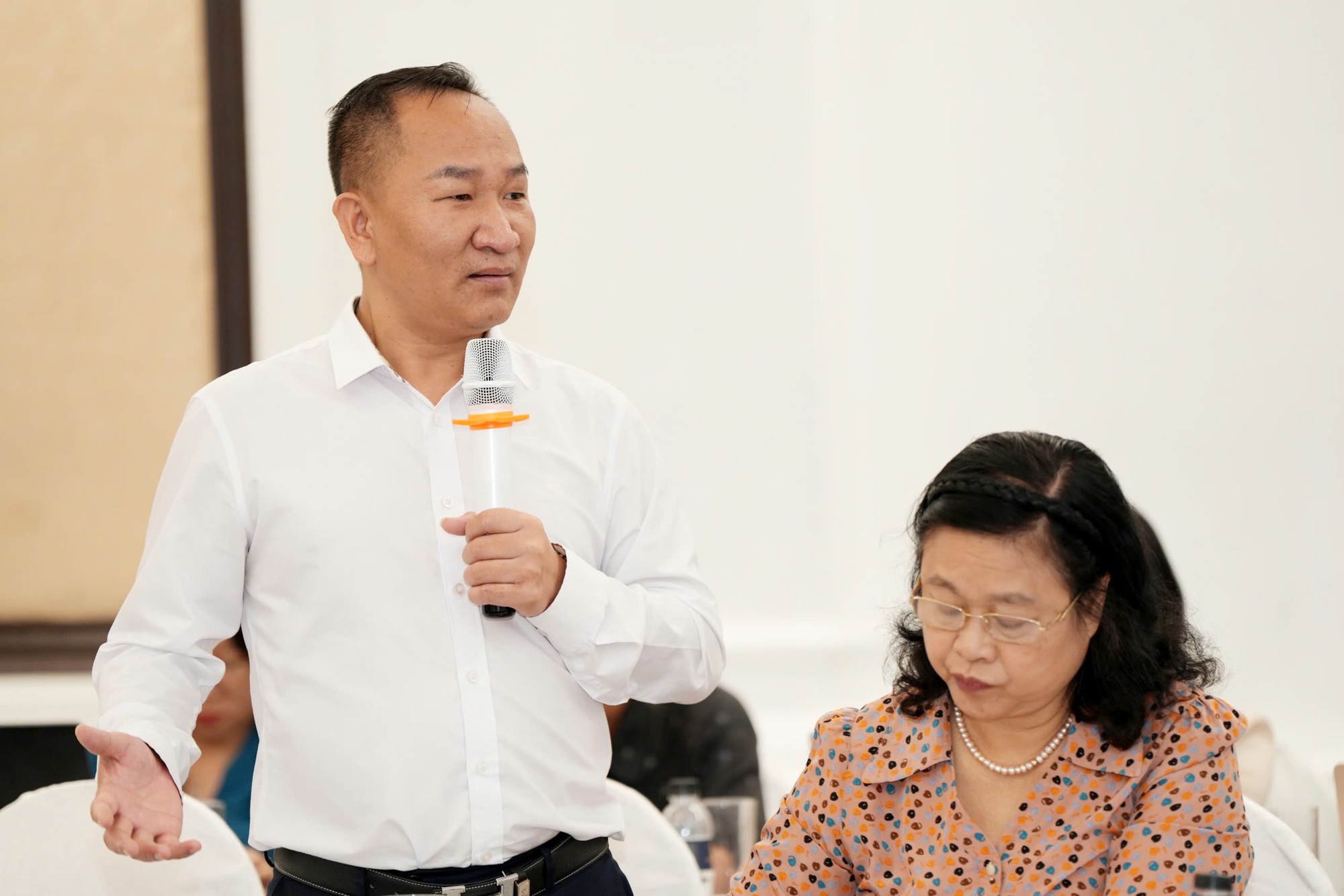 Ông Phạm Đức Toản, Tổng Giám đốc Công ty Cổ phần Đầu tư và Phát triển Bất động sản EZ nêu ý kiến tại Hội thảo. z6925475198635_293c2477f1de7567ba5249bfa772207a.jpg