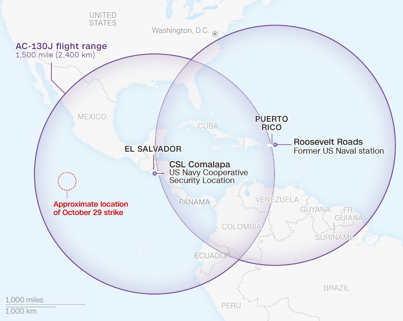 Cuộc chiến ma túy mới của Mỹ MQ-9 Reaper, F-35 và AC-130J trở thành sát thủ trên biển Caribe.png
