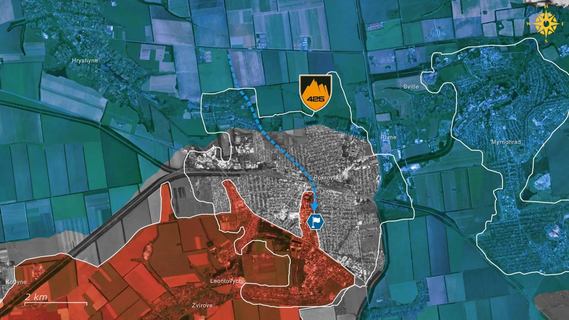 Ukraine tuyên bố phản công nhanh trong đêm, giành lại trung tâm Pokrovsk từ tay Nga 7.jpg