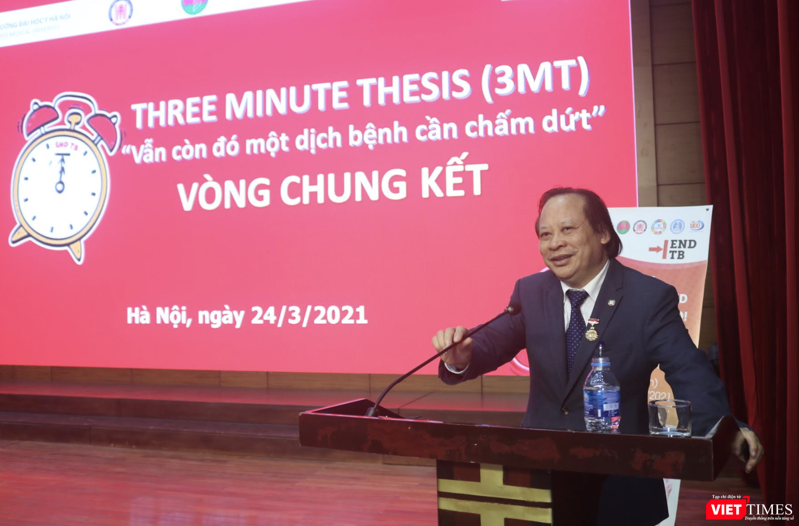 PGS. TS. Nguyễn Viết Nhung – Giám đốc Bệnh viện Phổi Trung ương (Ảnh - Minh Thuý)