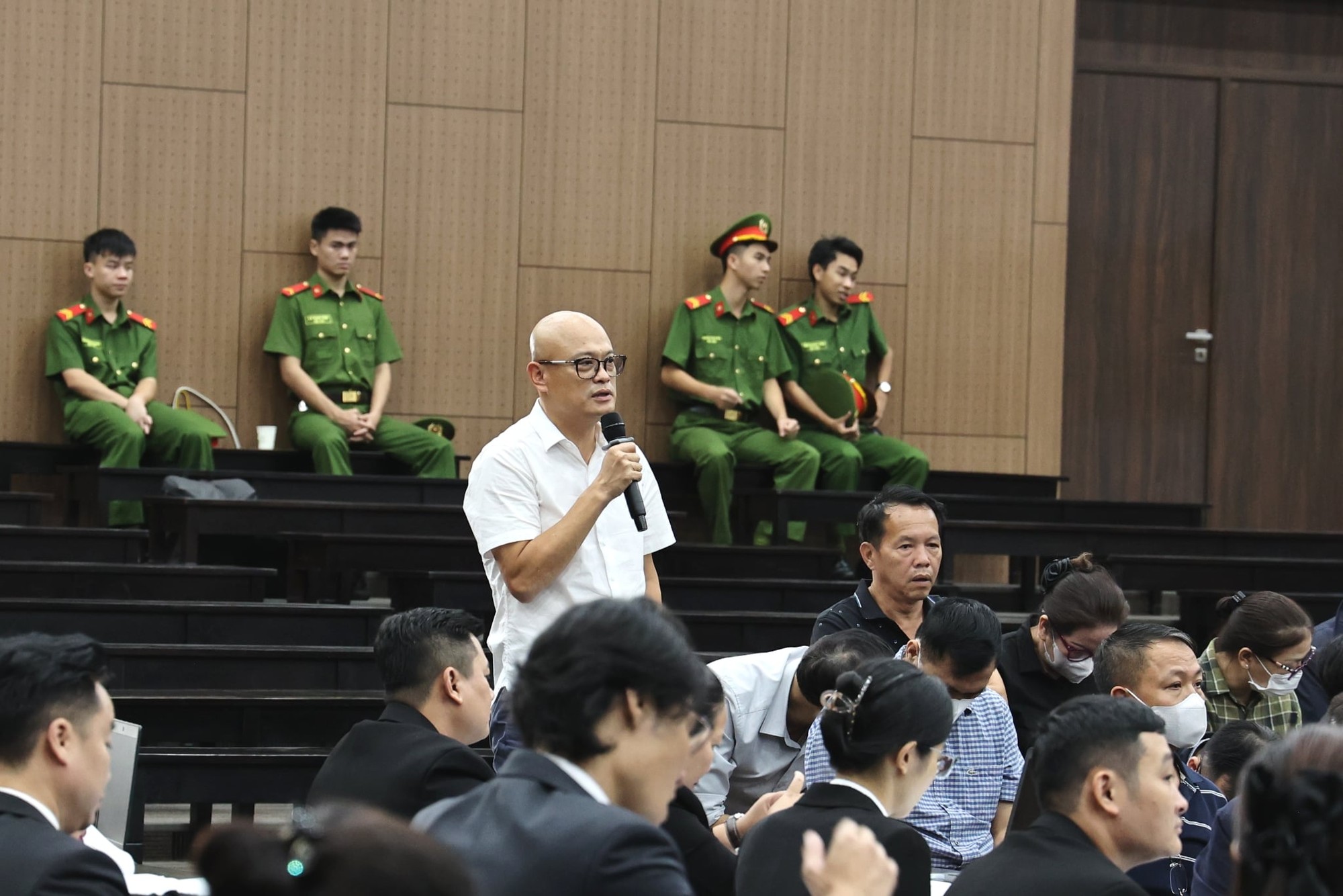 Bị cáo Nguyễn Thanh Bách là người thắng bạc nhiều nhất trong vụ án. Ảnh: Nguyễn Hồng. Anh 1.jpeg