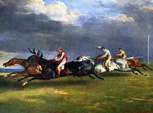 Tranh vẽ cuộc đua ngựa năm 1821 tại Epsom.
