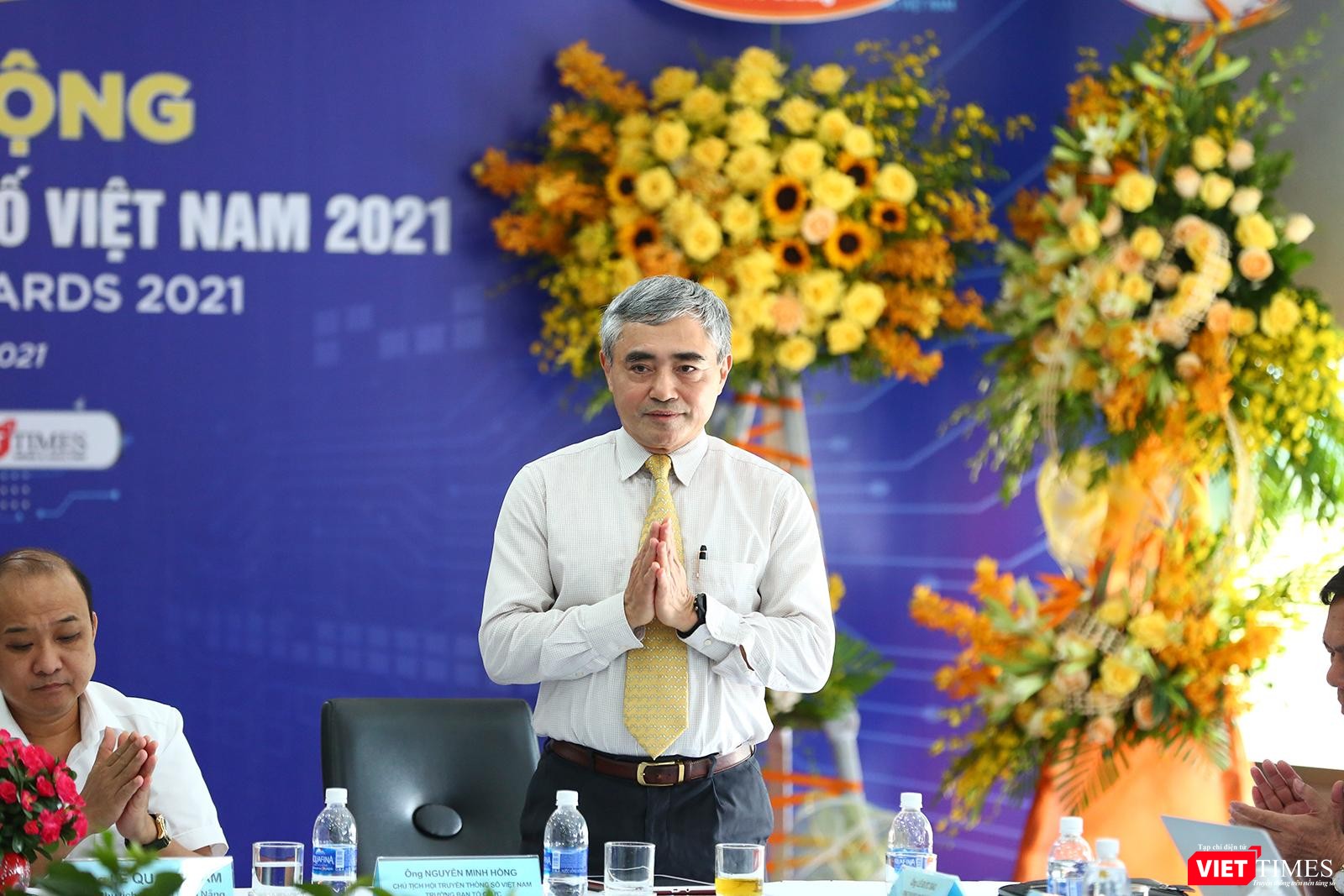 Ông Nguyễn Minh Hồng - Chủ tịch Hội truyền thông số, Trưởng Ban tổ chức Giải thưởng Chuyển đổi số Việt Nam năm 2021