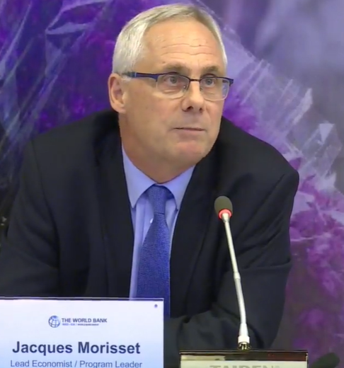 TS. Jacques Morisset, Chuyên gia kinh tế trưởng của WB tại Việt Nam.