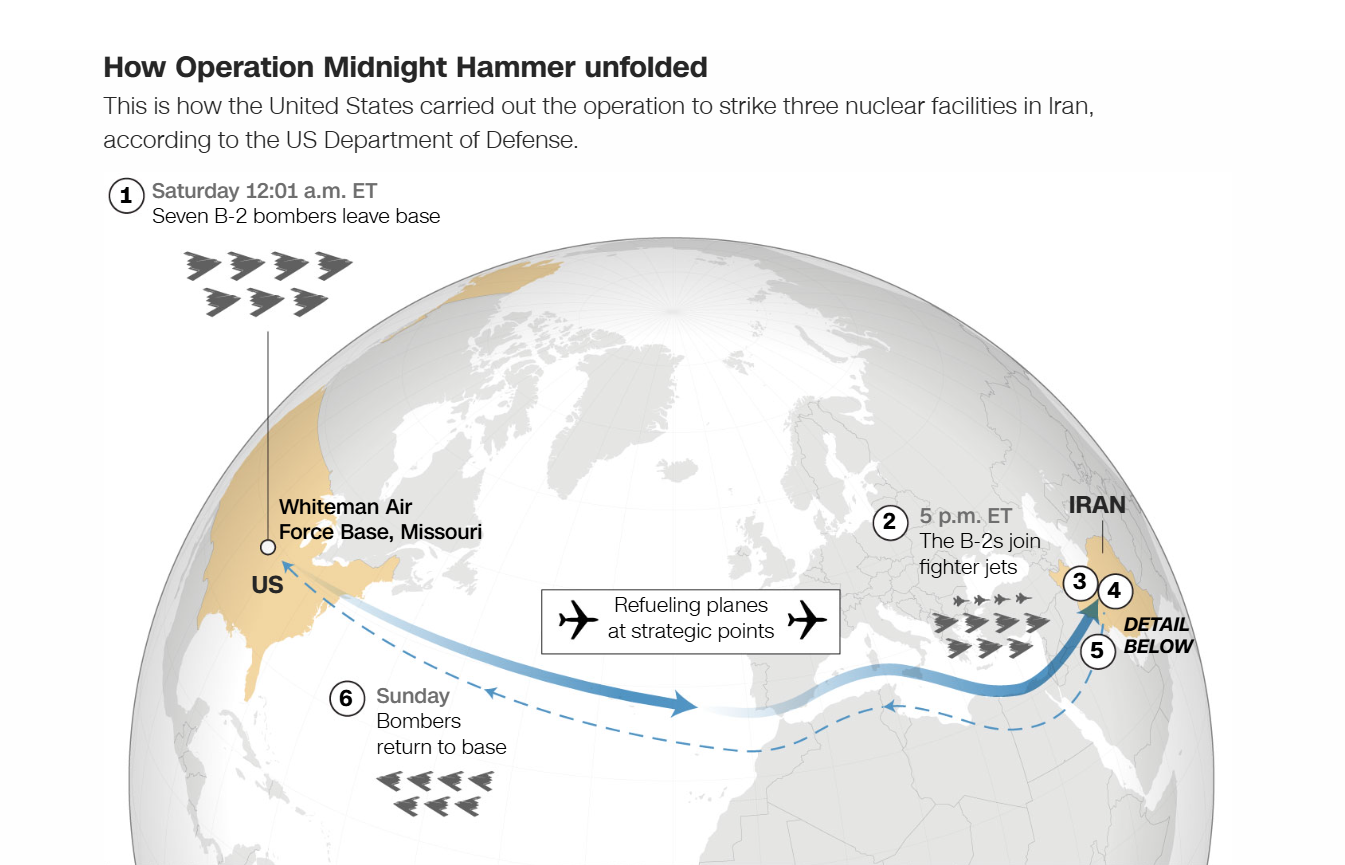 Hậu trường chiến dịch Búa Đêm Hành trình ra quyết định tấn công Iran của ông Trump 4.png