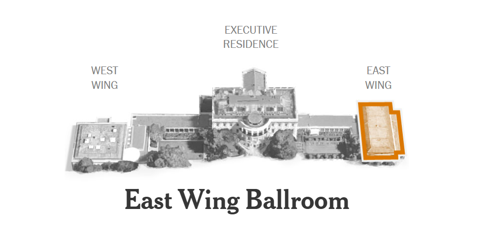 Ông Trump dát vàng Nhà Trắng Đập tường, lát đá Vườn Hồng, xây ballroom hàng trăm mét vuông 2.png