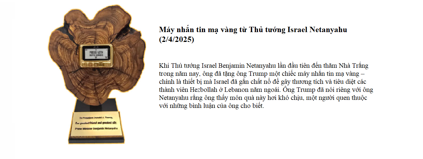 Những món quà ông Trump nhận được 2.png