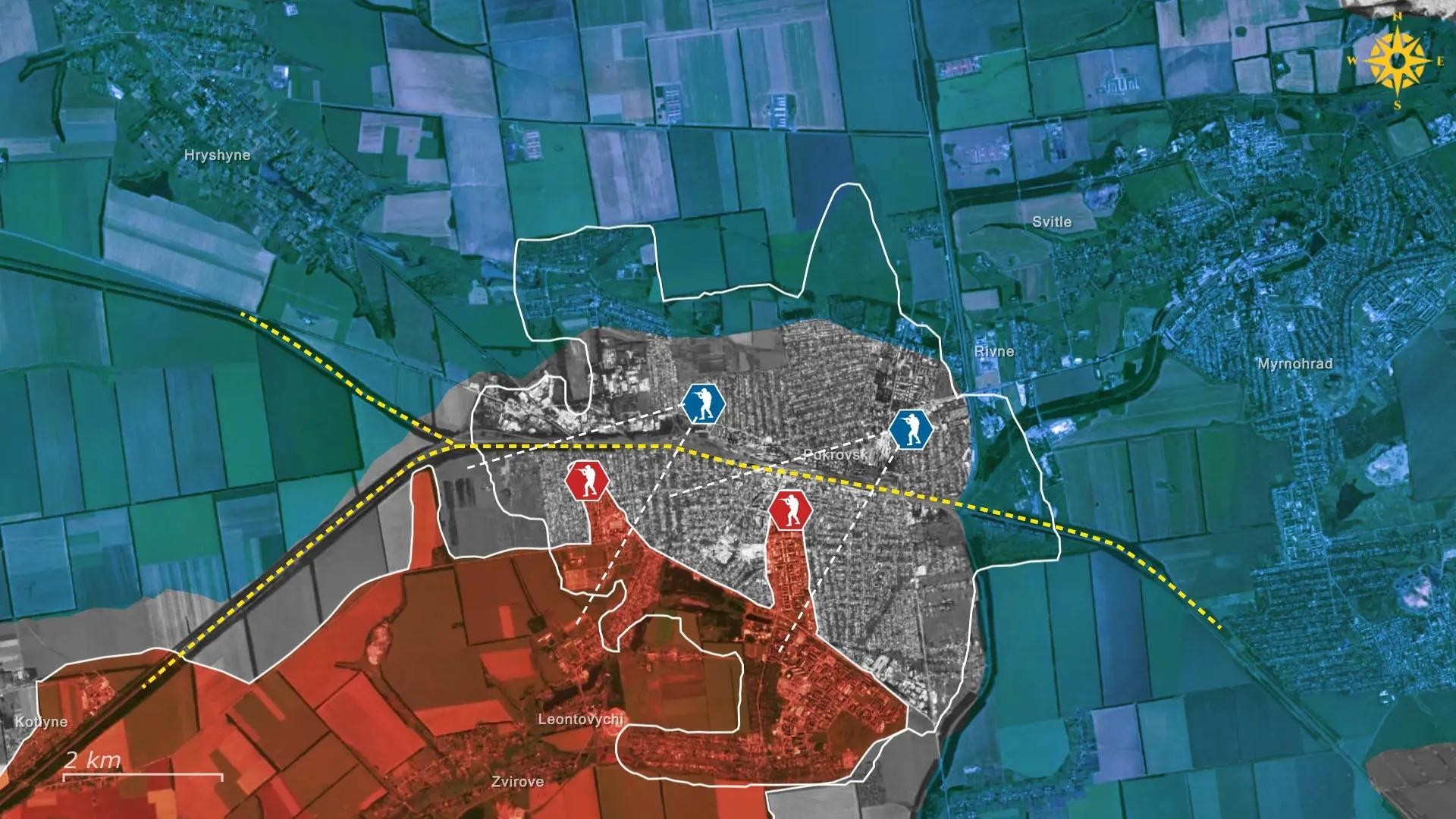 Ukraine tuyên bố phản công nhanh trong đêm, giành lại trung tâm Pokrovsk từ tay Nga 12.jpg