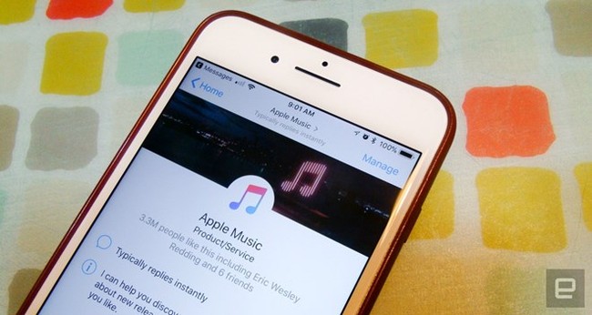 Giao diện Apple Music