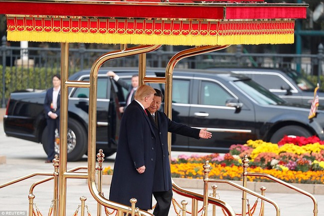 Trung Quốc trải thảm đỏ và ‘núi thỏa thuận’ 250 tỷ USD đón ông Trump - ảnh 8
