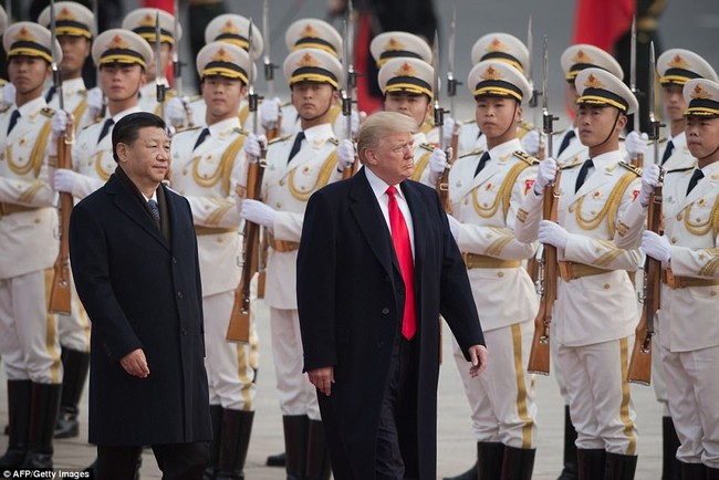 Trung Quốc trải thảm đỏ và ‘núi thỏa thuận’ 250 tỷ USD đón ông Trump - ảnh 4