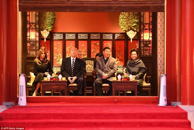 Trung Quốc trải thảm đỏ và ‘núi thỏa thuận’ 250 tỷ USD đón ông Trump - ảnh 13