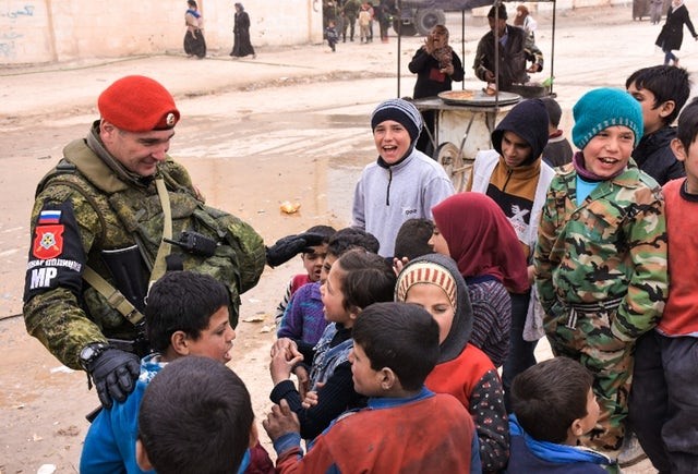 Lính Nga tại Syria.