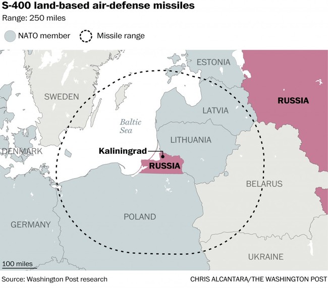 Nếu Nga triển khai tên lửa S-400 ở khu vực nào đó, không quân Mỹ-NATO sẽ bị uy hiếp nghiêm trọng