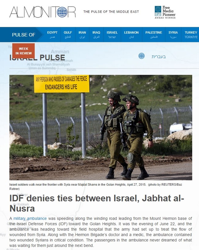 Nghi vấn Israel hỗ trợ các tổ chức Hồi giáo cực đoan ở Syria - ảnh 6