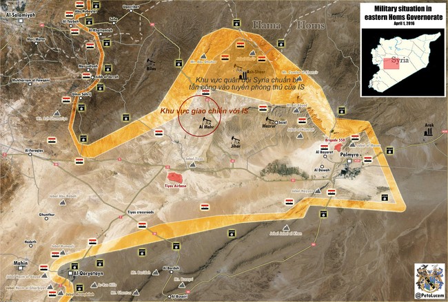 Quân đội Syria chiến đấu bảo vệ mỏ dầu gần Palmyra (video) - ảnh 1