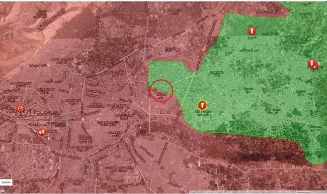 Phiến quân Syria lại bị chôn sống dưới đường hầm - ảnh 1