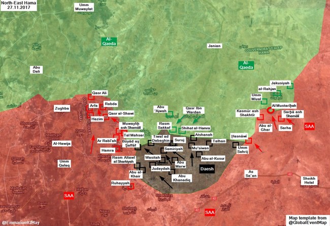 Chiến sự Syria: Quân chính phủ quyết chiếm 2 thị trấn chiến lược ở Hama - ảnh 1