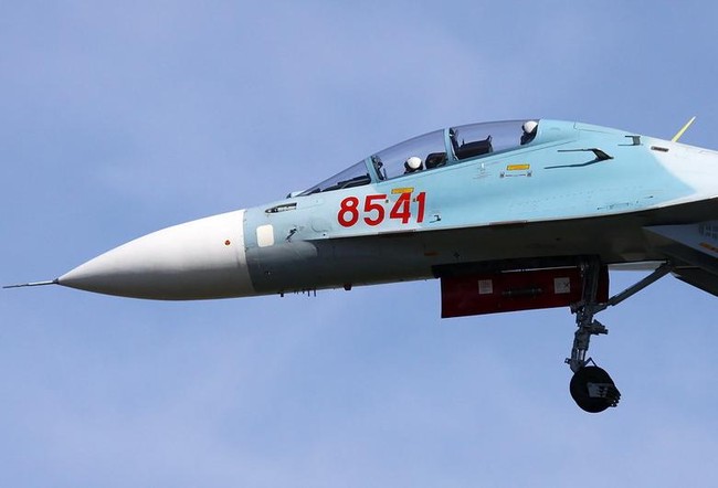 Máy bay chiến đấu đa dụng Su-30MK2V của không quân Việt Nam. Ảnh: Sina.