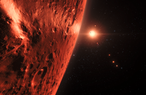 Tồn tại sự sống ngoài Trái Đất trong một số hành tinh thuộc hệ sao Trappist-1 - ảnh 1