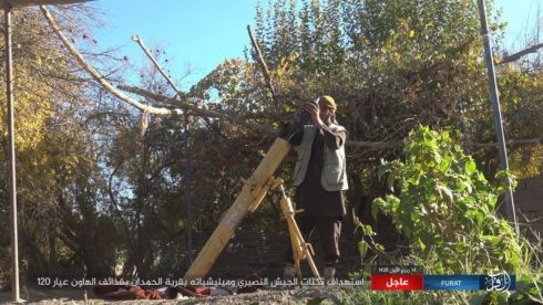 IS đánh lén quân đội Syria trên chiến trường Euphrates, Su-25 Nga bị bắn - ảnh 2