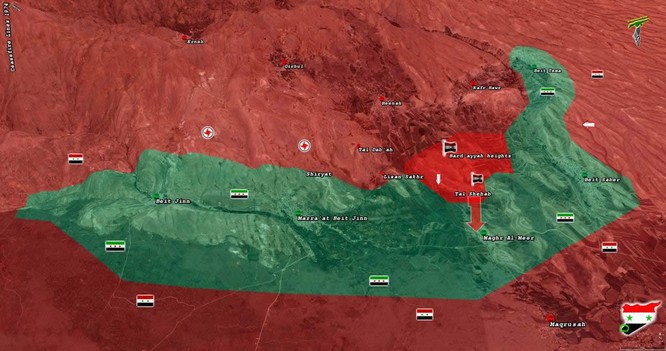 Quân đội Syria vây khốn cứ điểm thánh chiến trên cao nguyên Golan - ảnh 1