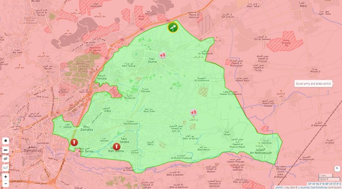 Quân đội Syria tiến đánh ven Damascus, phiến quân hành quyết 45 tay súng al-Qaeda - ảnh 1