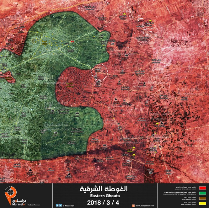 “Hổ Syria” nghiền nát phiến quân cố thủ, chiếm pháo đài thánh chiến tại tử địa Đông Ghouta - ảnh 1