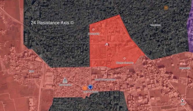 Quân tinh nhuệ Syria đánh tràn vào chảo lửa Yarmouk, chiếm nhiều cứ địa chiến lược từ IS - ảnh 1
